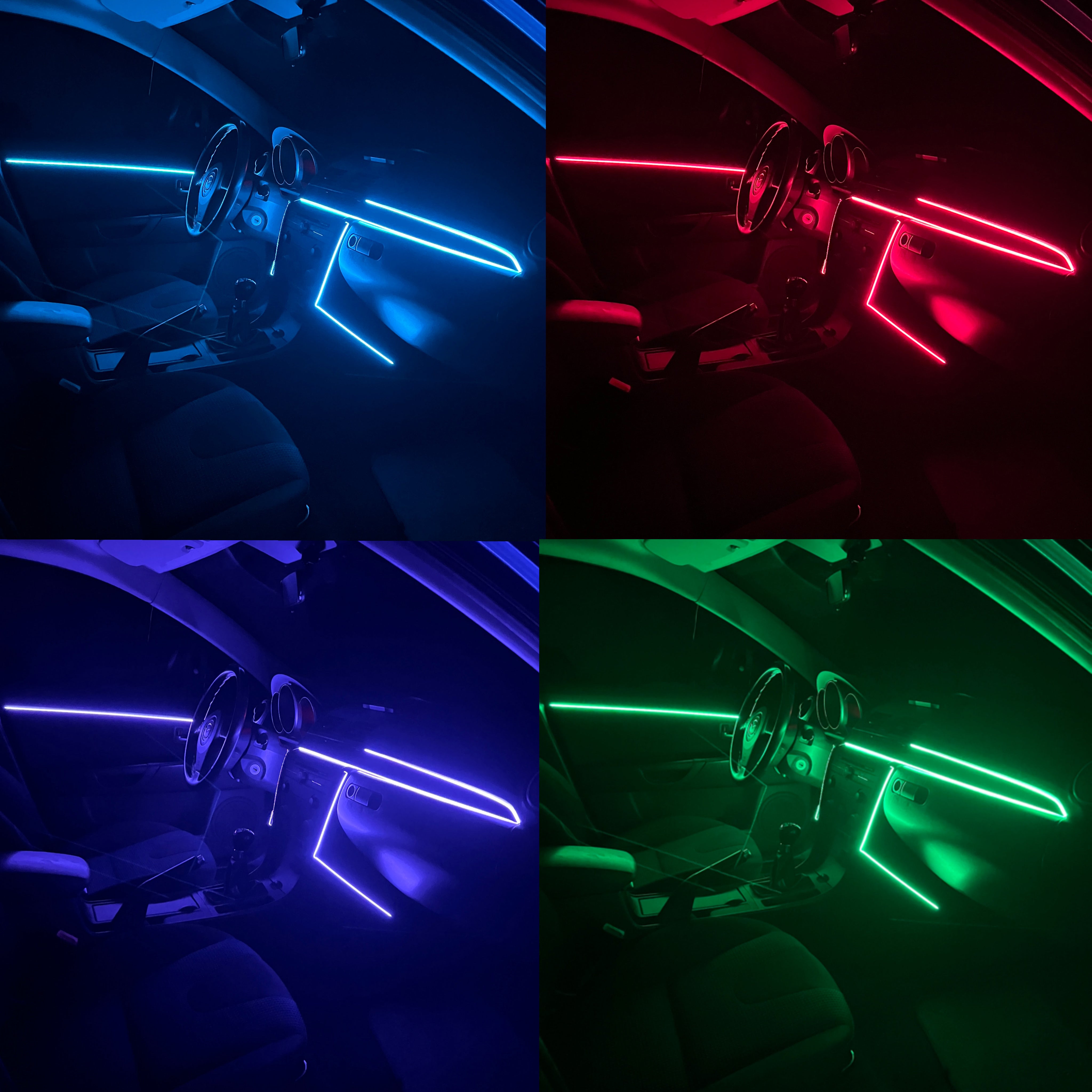 Abient Lighting USB and USBC (110cm/43 inches each strip)